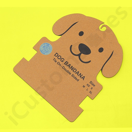 custom printed dog bandana packaging