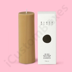 pillar candle packaging by i custom boxes