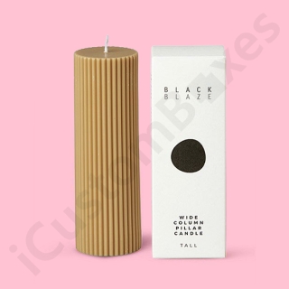 pillar candle packaging