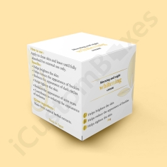 cream packaging box