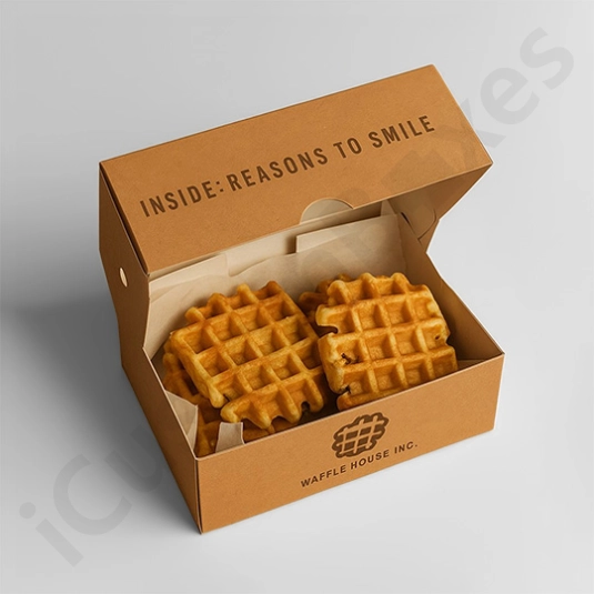 waffle packaging - i custom boxes