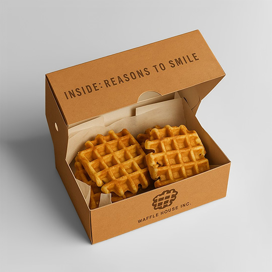 waffle packaging - i custom boxes