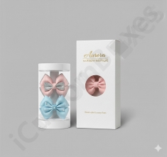 hair bow boxes and packaging