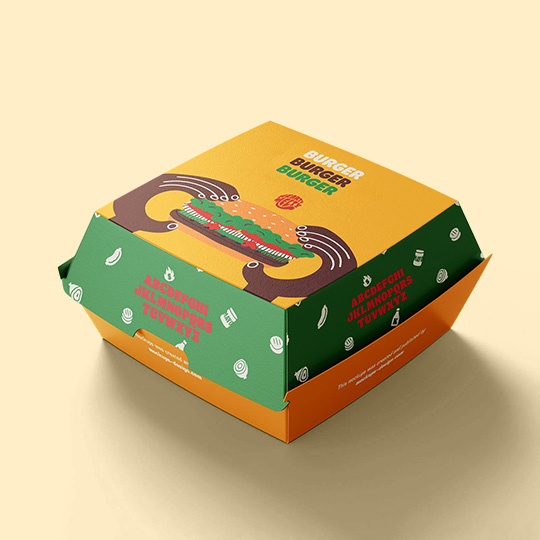 mini burger boxes & packaging