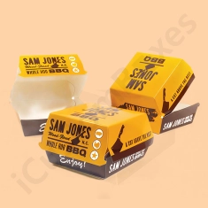 Custom Mini Burger Boxes | iCustomBoxes
