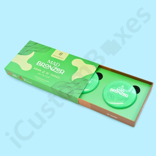 tray and sleeve bronzer boxes