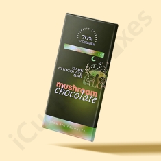 custom packaging for mushroom chocolate bars