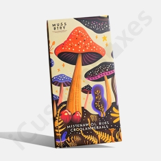 mushroom chocolate packagiing bxoes