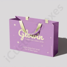 custom paper bags for cosmetic products