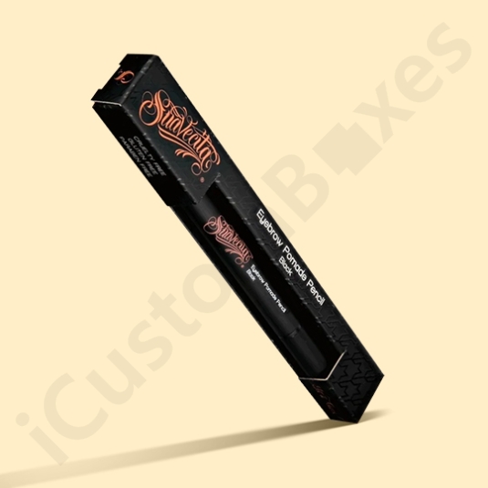 custom eyebrow pencil boxes with prited logo