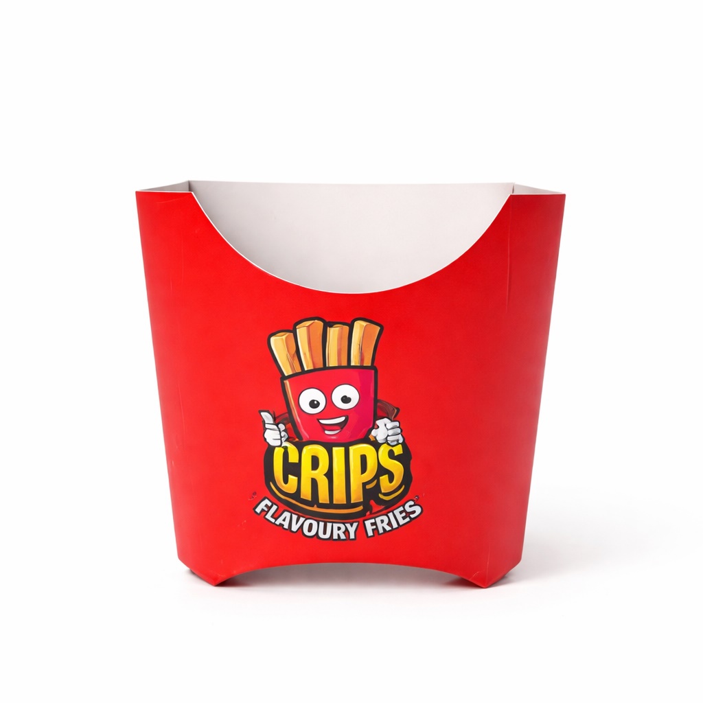 french fries packaging & box
