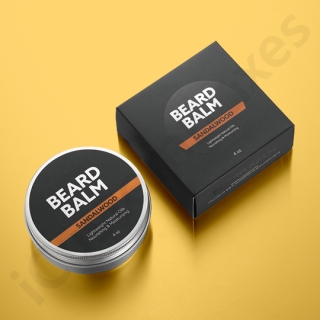 custom beard balm boxes with logo