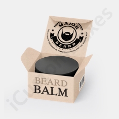 kraft beard balm box