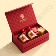 candle gift box with inserts