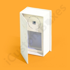 white cologne box packaging