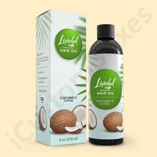 hair oil boxes by icb