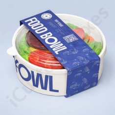 bowl sleeve for packaging
