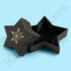 custom star shaped rigid box