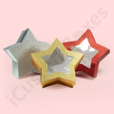 star shaped boxes wholesale with die cut