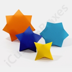 star shaped cardboard box