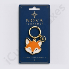 custom keychain packaging with printed logo