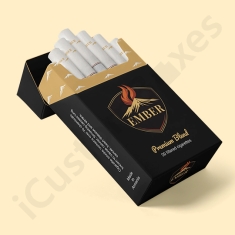 Paper Flip Top Cigarette Packaging Boxes