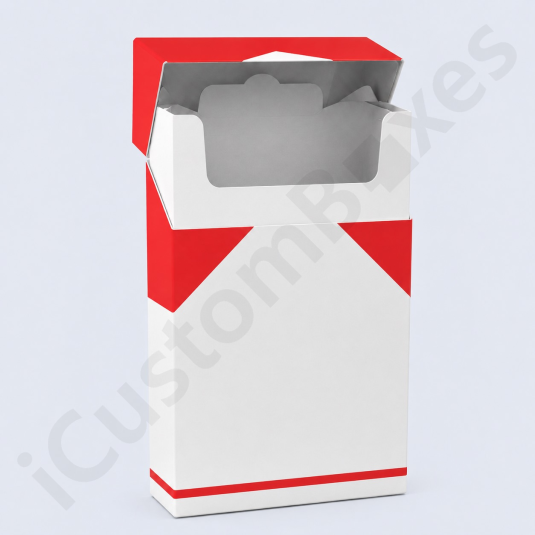 cigarette flip top box