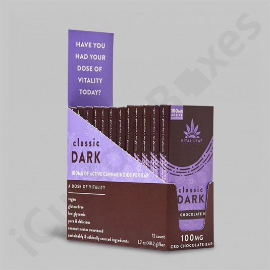 cbd chocolate box packaging