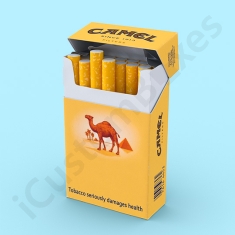 camel cigarette boxes with printed packaging