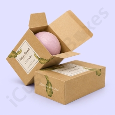custom kraft soap boxes with logo packaging