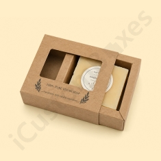 tray and sleeve style karft box