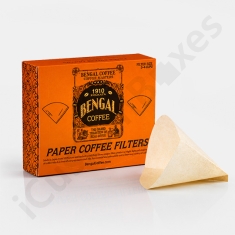 custom pritned coffee filter boxes