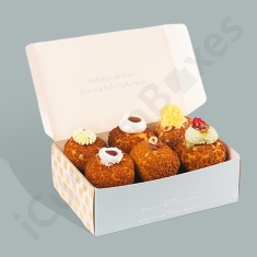 Choux au Craquelin Boxes with Logo