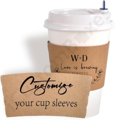 custom coffee cup sleeves