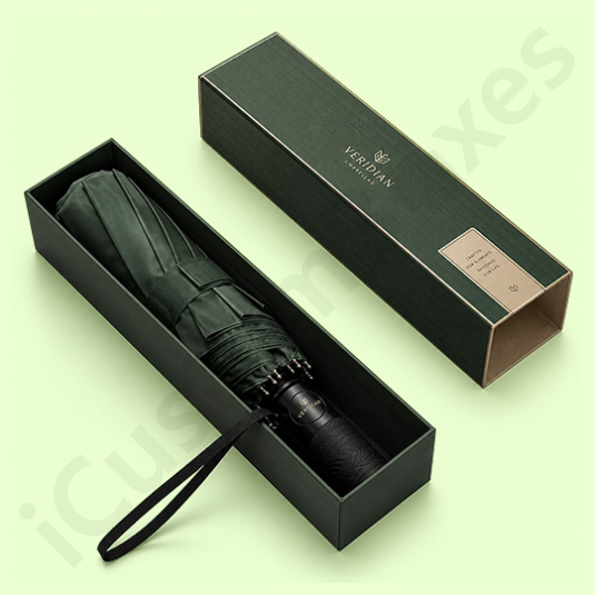 tray and sleeve style umbrella box