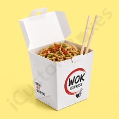 white noodle box
