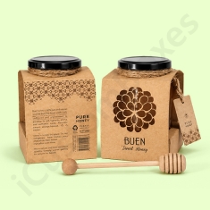 hoeny jar box packaging