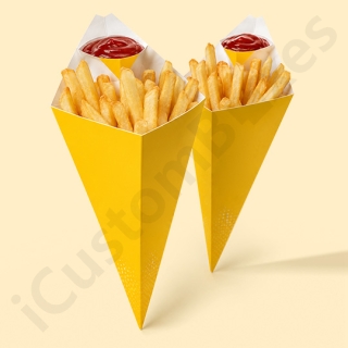 custom paper snack cones