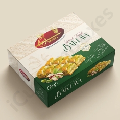 custom prinetd baklava boxes