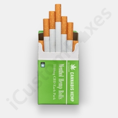 custom printed hemp cigarette boxes