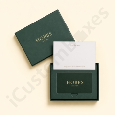 two piece business card boxes