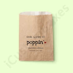 kraft paper popcorn bags