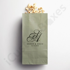popcorn bags with printed logo