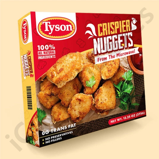 Custom Frozen Nugget Packaging Box