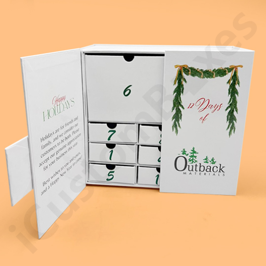 custom advent calendar with printed logo