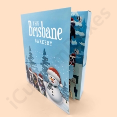 cardboard advent calendar