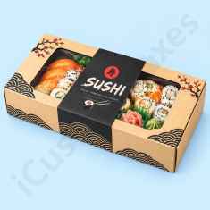 custom sushi boxes with window
