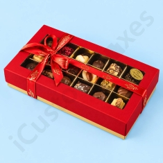two piece window gift box