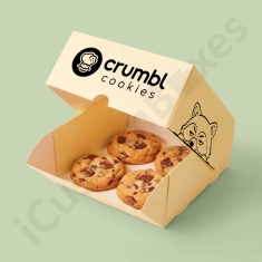 custom printed crumble cookie boxes