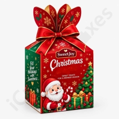 custom christmas candy boxes for sweets packaging